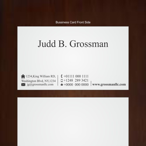 Help Grossman LLP with a new stationery デザイン by Dogar Bros