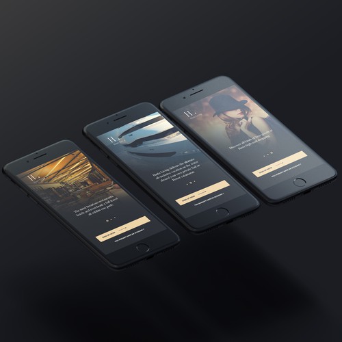 Luxury Mobile App Design von ELGER