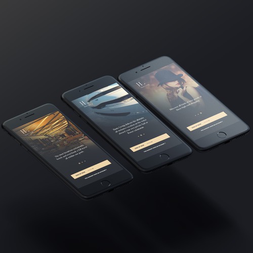Luxury Mobile App Design by ELGER