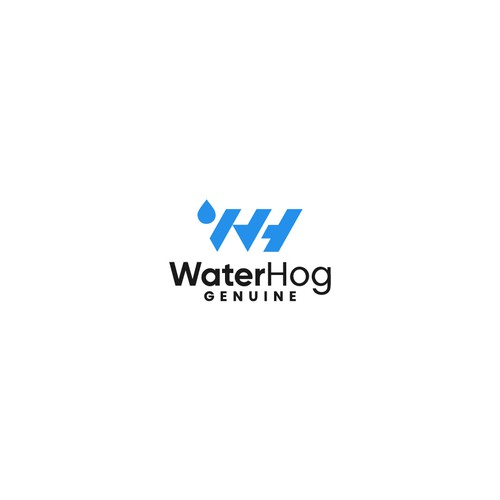 WaterHog Logo Design by _barna