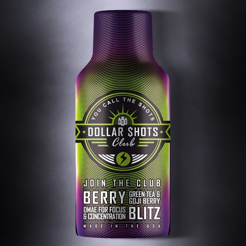 Design di Create an eye-catching energy shot drink bottle design for the relaunch our eCommerce Supplement Shot Co.!! di Dimanist