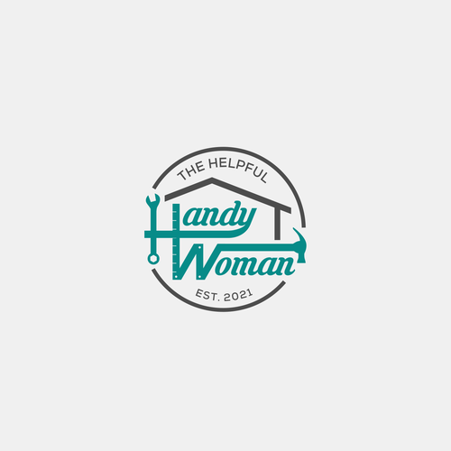 We need a design for our handywoman business that mixes masculine and feminine. Design by XarXi