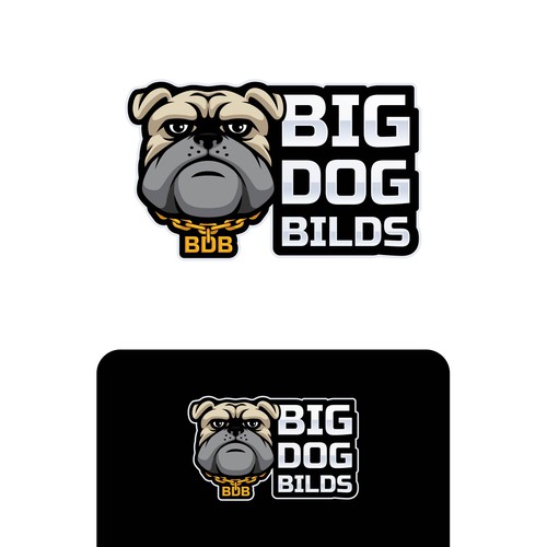 Big Dog Builds Logo Design by Rozart ®