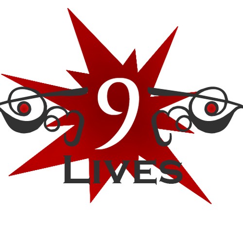 9 Lives Music Group Record Label LOGO Design by DanushCk