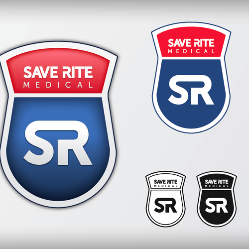 corporate logo for Save Rite Medical Logo design contest