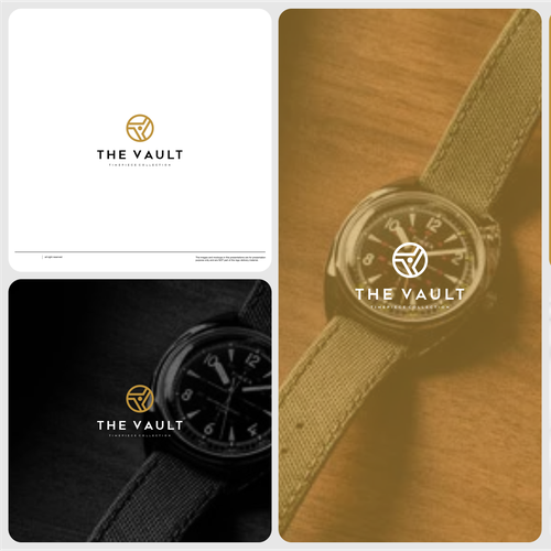 The Vault | Timepiece Collection Logo Contest Design by urwah al-Bariqi_