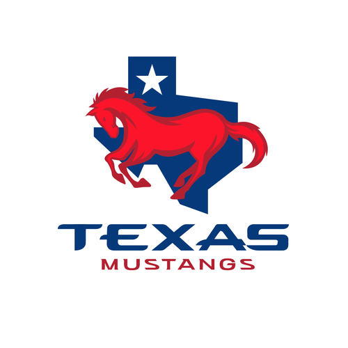 Diseño de Texas Mustangs de rulasic