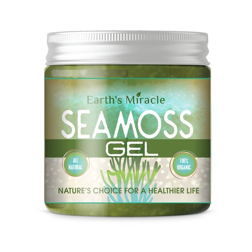 Design Design a Label for our Sea Moss Gel Product por DSB Graphic Design