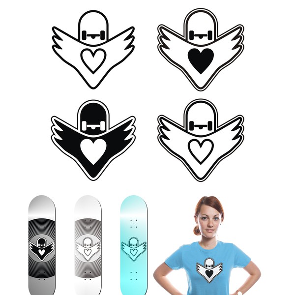 Design by Caturemen titled "skate''bird"ing"