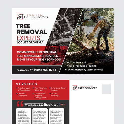 Branding for a Tree Removal Service Diseño de Dzine Solution
