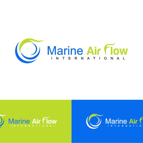 Logo design for marine air flow international, Logo design contest