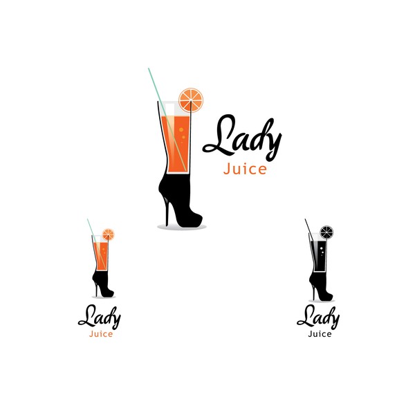 Design by namakutian titled "Lady juice submission logo"