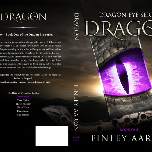 Book Covers for the first 3 books in my YA urban fantasy series, Dragon Eye—more books to come! Design by " Portugal "