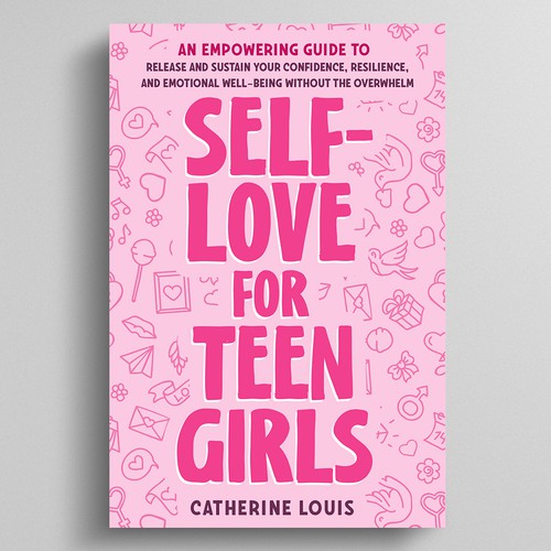 colorful cover to appeal to teen girls and their self-esteem Design by Dynaaa