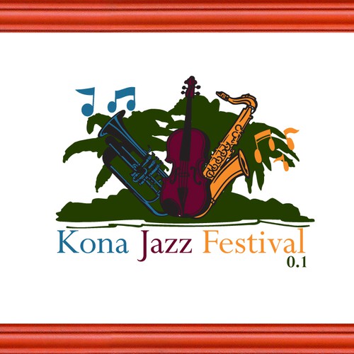 Logo for a Jazz Festival in Hawaii Diseño de vasileiadis