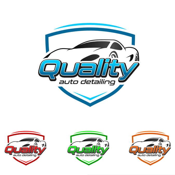 Create a logo for a auto detailing and mobile car wash company Logo