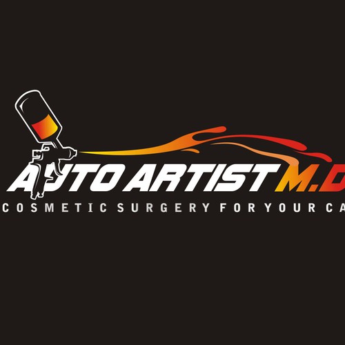 AUTO PAINT BUSINESS LOGO DESIGN Design by BRTHR-ED