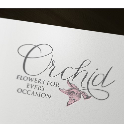 Design a creative logo for my flower shop “orchid”, Logo design contest