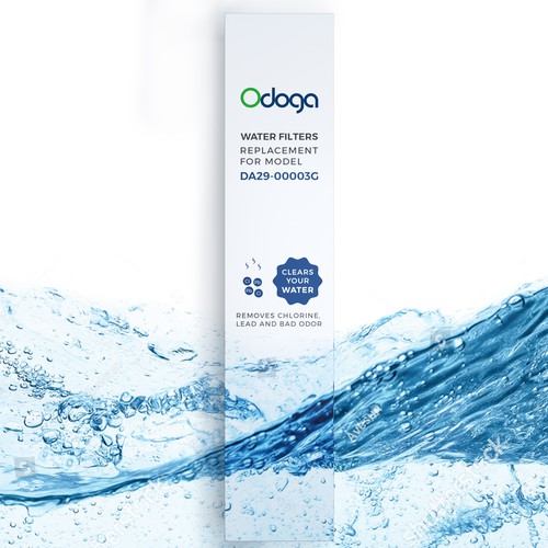 Looking for modern & luxurious redesign of water filter packaging Design by awakin