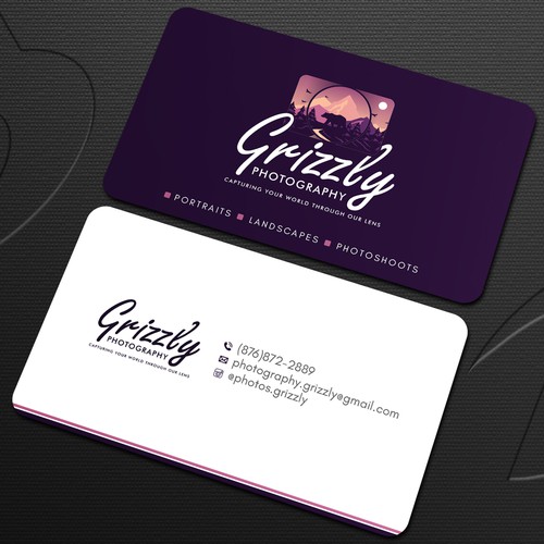 Unique business card design for Photography Business Design by Design sp