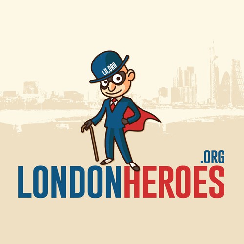 Create the character of a London hero as a logo for londonheroes.org デザイン by Atzinaghy