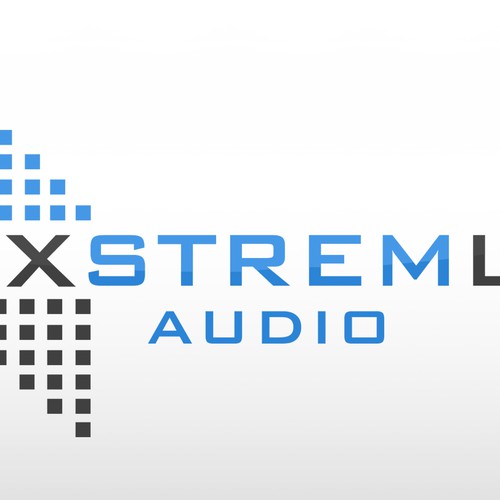 logo for Exstreamly Audio Design by Shubham247