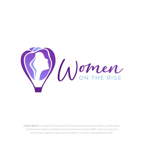 Women on the RISE logo Design by CreativeJAC