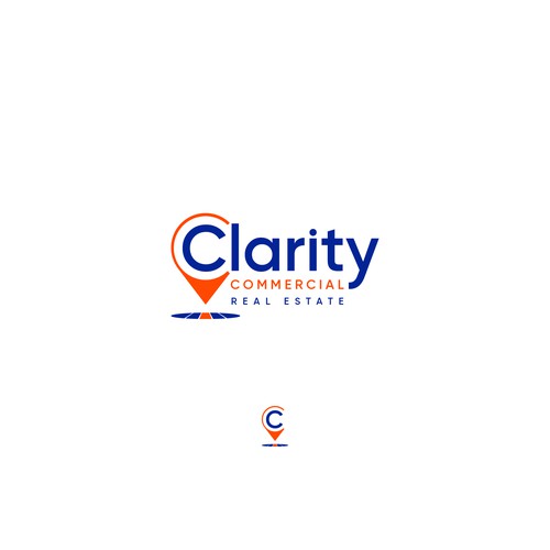 Logo + Brand Guide for Clarity Commercial Real Estate Design by Dadisigner
