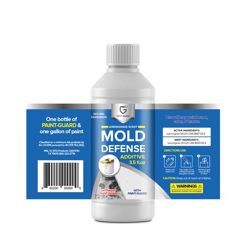 Paint Additive Label Redesigned for Store Shelves Design by creationMB