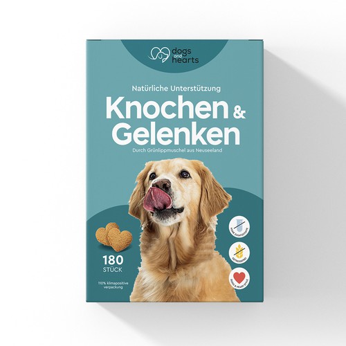 German dog food company needs a remarkable Box-Design for 1st Product (Healthy Snack) Design by Nubia Design