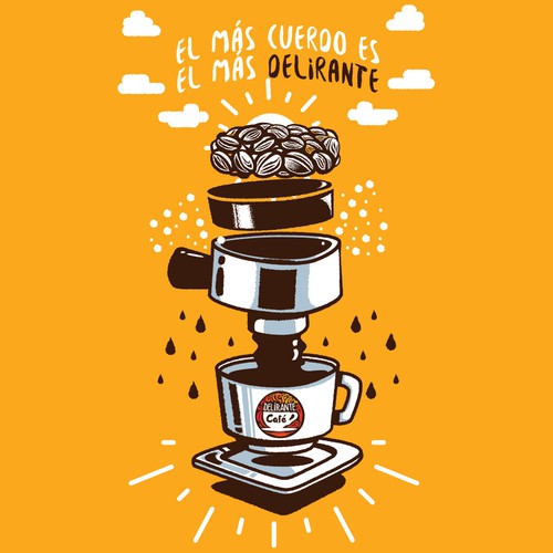 Proposta di design per un contest della categoria T-shirt realizzata da Búo Estudio