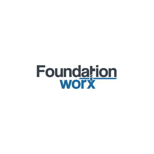 New logo for startup foundation repair comp foundation worx