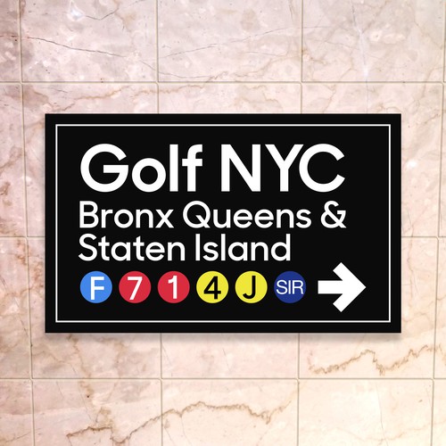 Design a Logo for a nyc Golf course mansgement company use color black/NYC theme Design by _roe