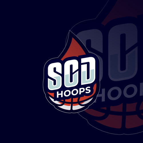 Basketball Logo for Team 'SCD Hoops' - Your Winning Logo Featured on Major Sports Network Design by DWRD