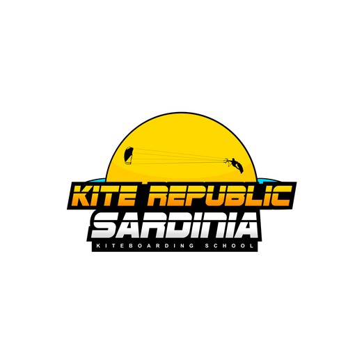 Kite Republic Sardinia - Kiteboarding School needs a youthful & professional Logo Design by Yolman