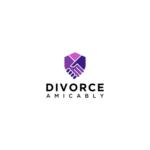 Logo for a new, healthy way for reasonable people to divorce Design by Nozeda