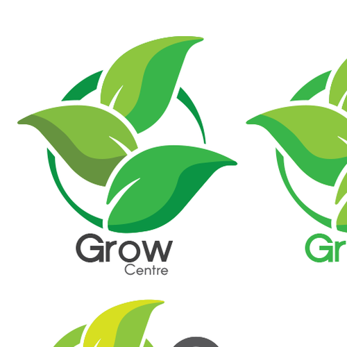 Logo design for Grow Centre Diseño de Atif Aziz