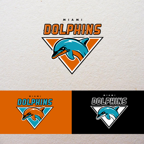 99designs community contest: Help the Miami Dolphins NFL team re-design its logo! Réalisé par Widakk