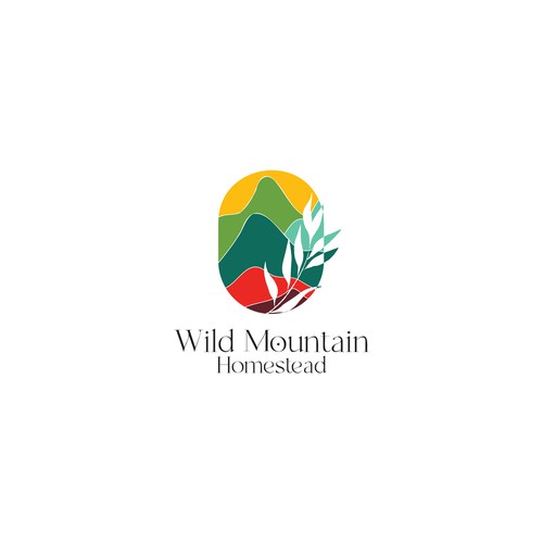 コンペ「Artistic modern logo needed for a mountain-top flower farm.」のデザイン by hd_Nightjarさん 