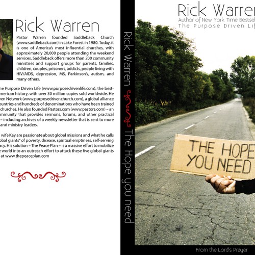 Design Rick Warren's New Book Cover Diseño de Paul Mestereaga