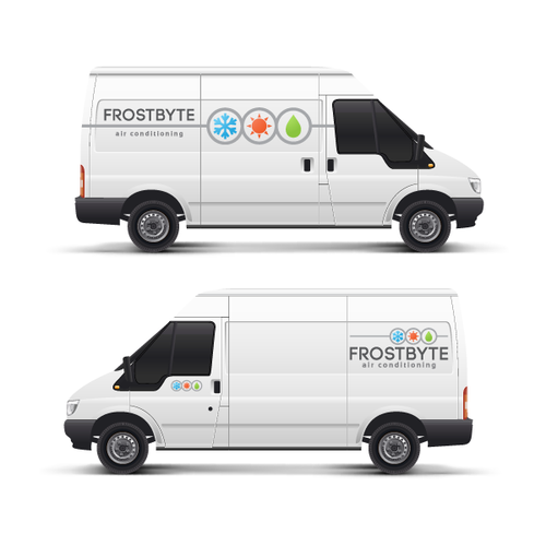 logo for Frostbyte air conditioning Design by Alentejano