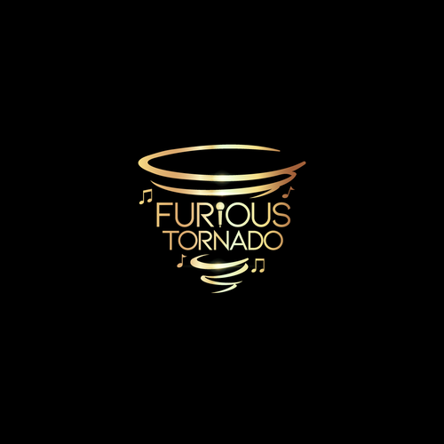 Furious Tornado Logo - New Way of Performing Live Music Design by Java Chief