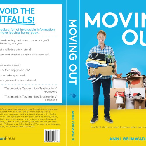 Design a fantastic cover for my book "Moving Out!" Design by contact.catcly