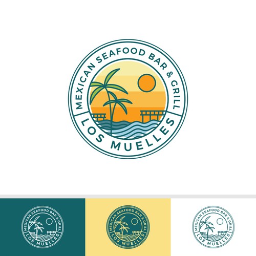 Coastal Mexican Seafood Restaurant Logo Design Ontwerp door cutie-cute