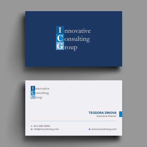 Design di ICG Business Cards di Hasanssin