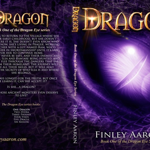 Book Covers for the first 3 books in my YA urban fantasy series, Dragon Eye—more books to come!-ontwerp door lira⚡️