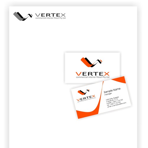 Logo, Business card and Letter head Réalisé par Beni