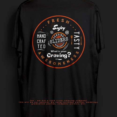 T-Shirt design for our Food Truck Catering Company | T-shirt contest