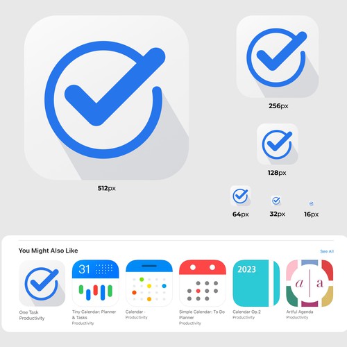 Design App icon/logo design for One Task app por blancetnoire