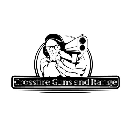 crossfire guns and range needs a new logo logo design contest 99designs logo design contest 99designs